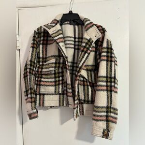 Bagatelle Plaid Cropped Jacket